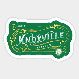 Knoxville Golf Sticker